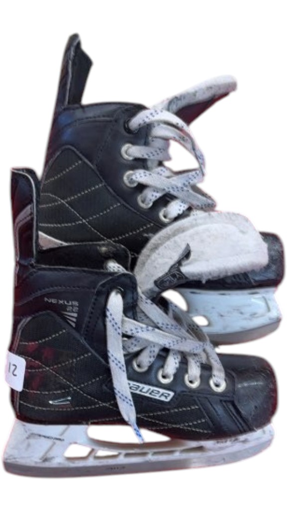 Bauer Hockey Skates Nexus 22 Used Size 12Y - image 1