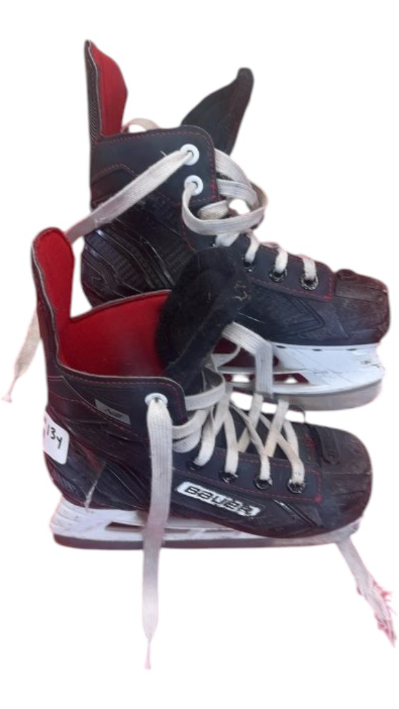Bauer Ice Hockey Skates NS Used Size 13Y - image 1