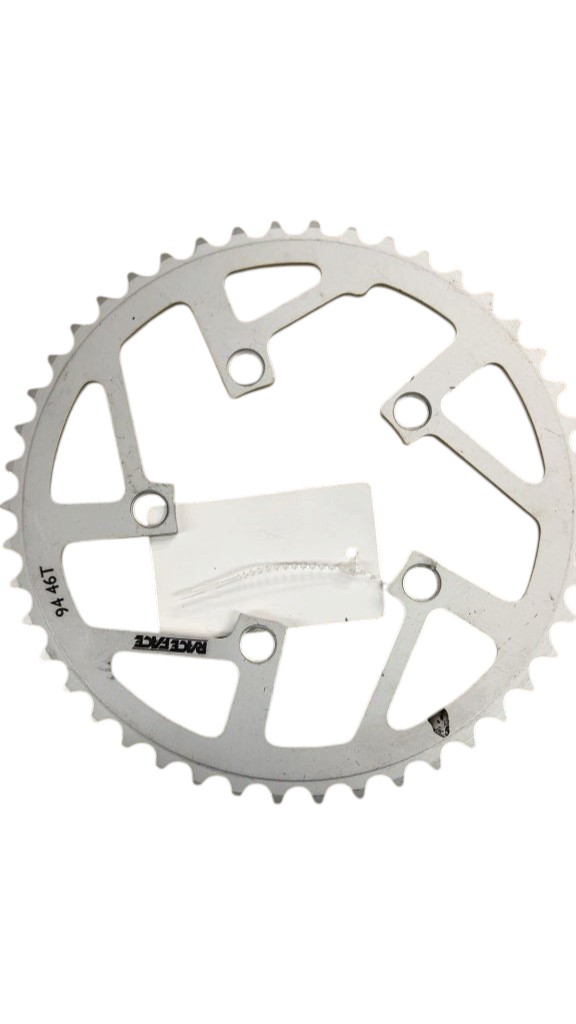 Race Face 46T 94mm BCD Chainring Silver Used - image 1