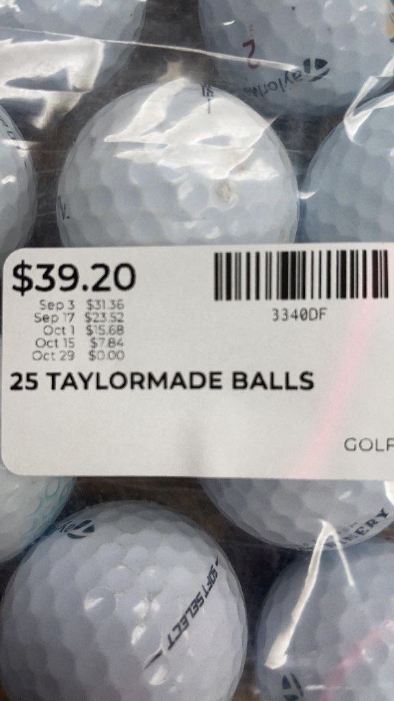 25 TaylorMade Golf Balls