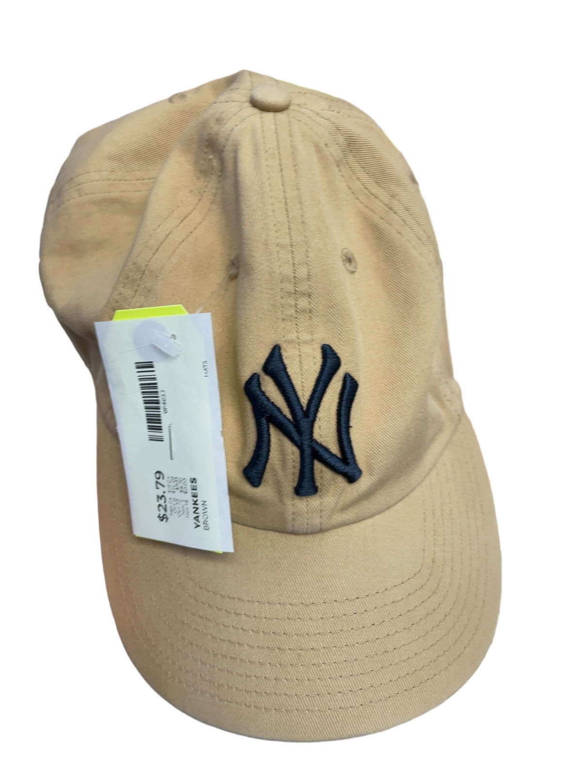'47 New York Yankees OSFA Brown Baseball Cap - image 1
