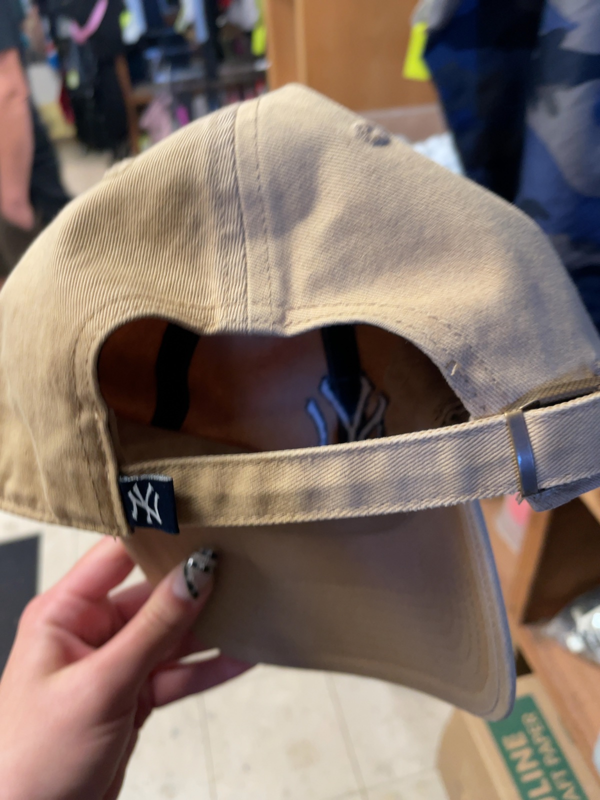 '47 New York Yankees OSFA Brown Baseball Cap