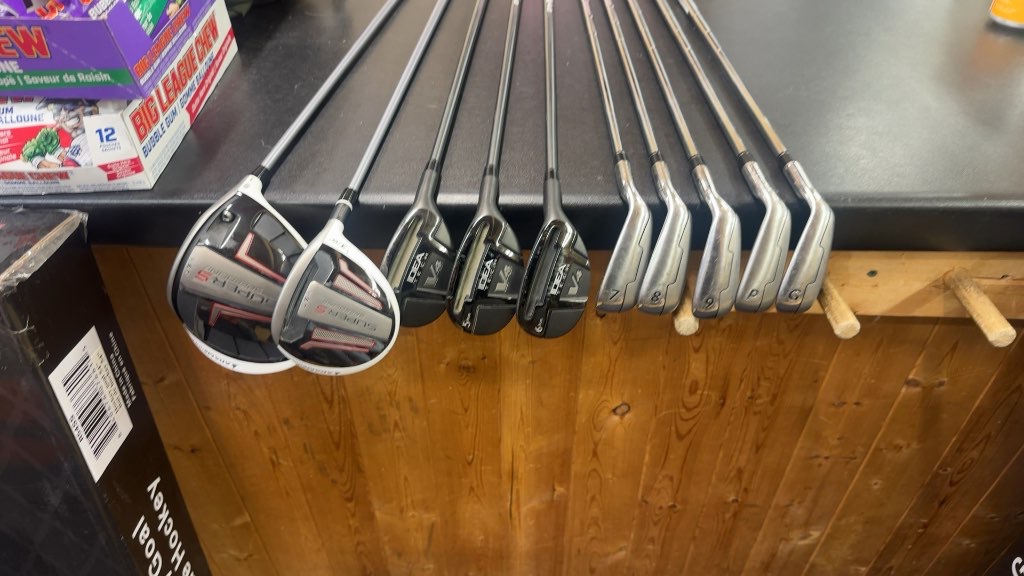 Adams Golf Hybrid Iron Set Idea Tech V4 & Super S Speedline (includes 3 hybrids and two woods)