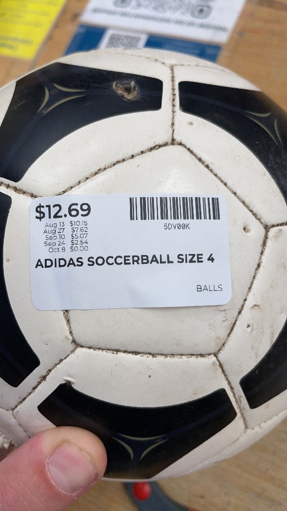 Adidas adiPure Glider Soccer Ball Size 4