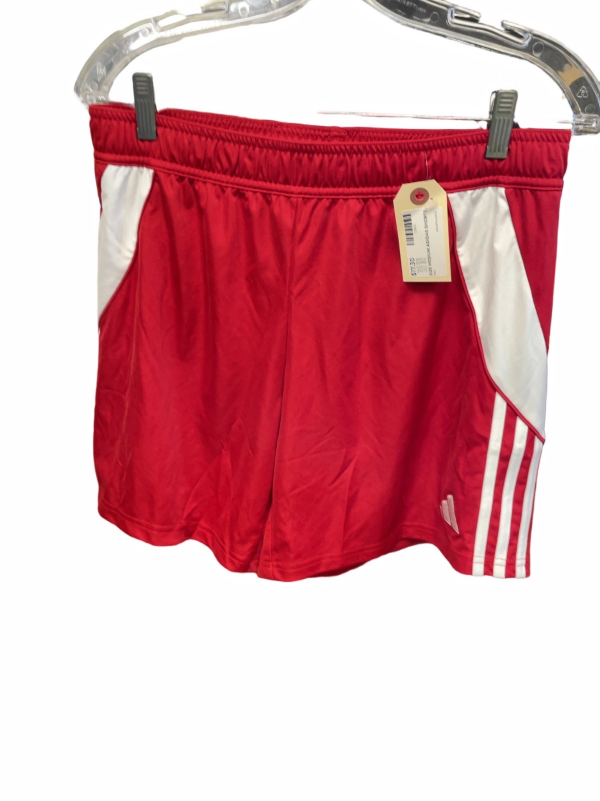 Adidas Aeroready Size Medium Red Soccer Shorts - image 1