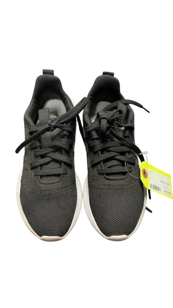 Adidas Black Mesh Running Shoes - Size 5
