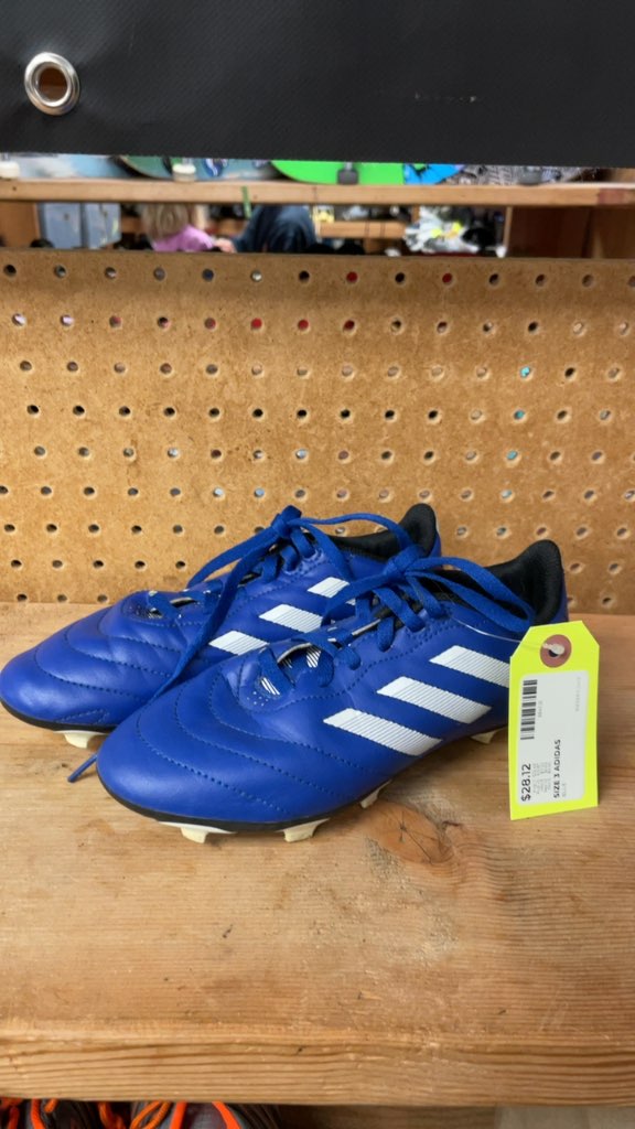 Adidas Blue Soccer Cleats - Size 3