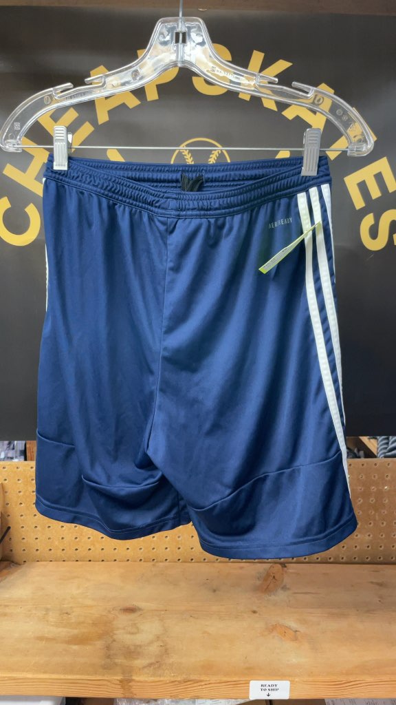 Adidas Blue Soccer Shorts - Size Medium