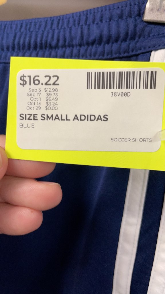 Adidas Blue Soccer Shorts - Size Small