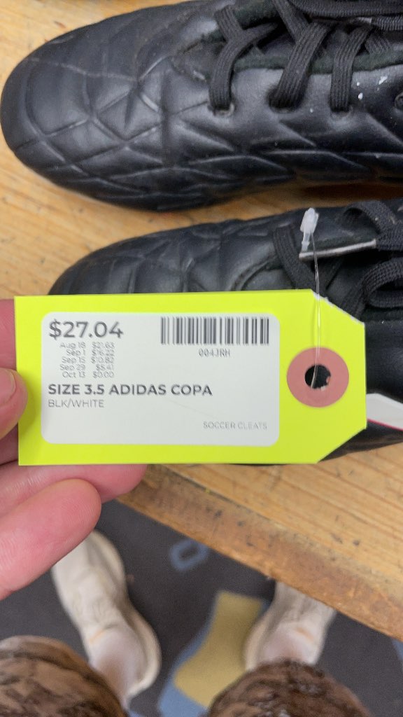 Adidas Copa Soccer Cleats Size 3.5