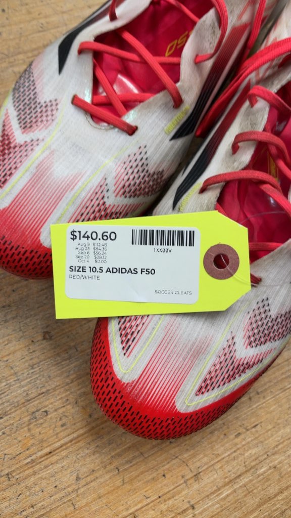 Adidas F50 Soccer Cleats - Size 10.5
