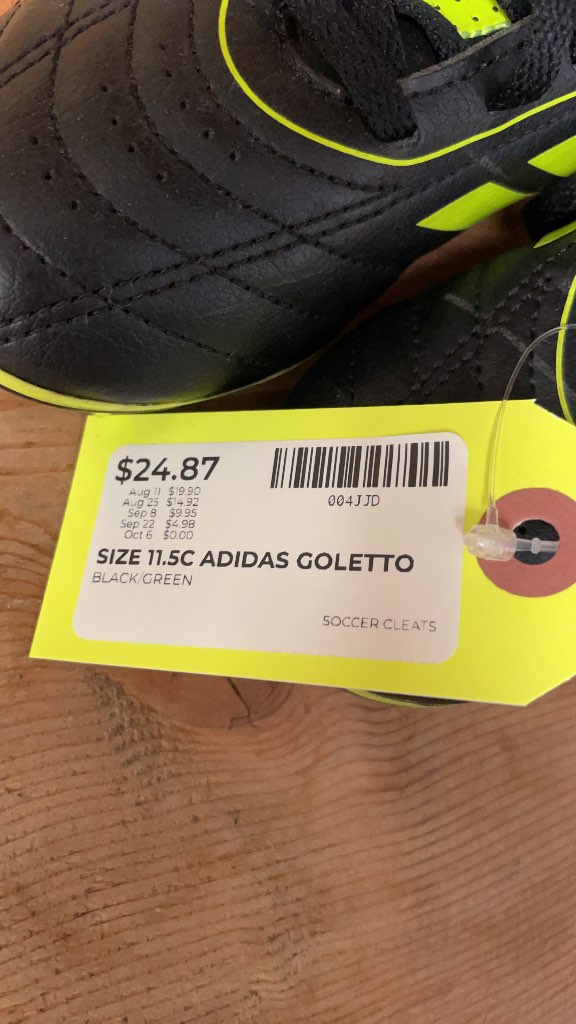 Adidas Goletto Soccer Cleats - Size 11.5C