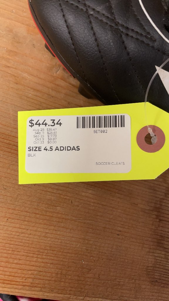 Adidas Goletto Soccer Cleats Size 4.5
