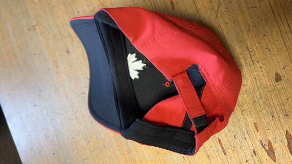 Adidas Golf Canada Maple Leaf Hat Red Good Condition Adjustable