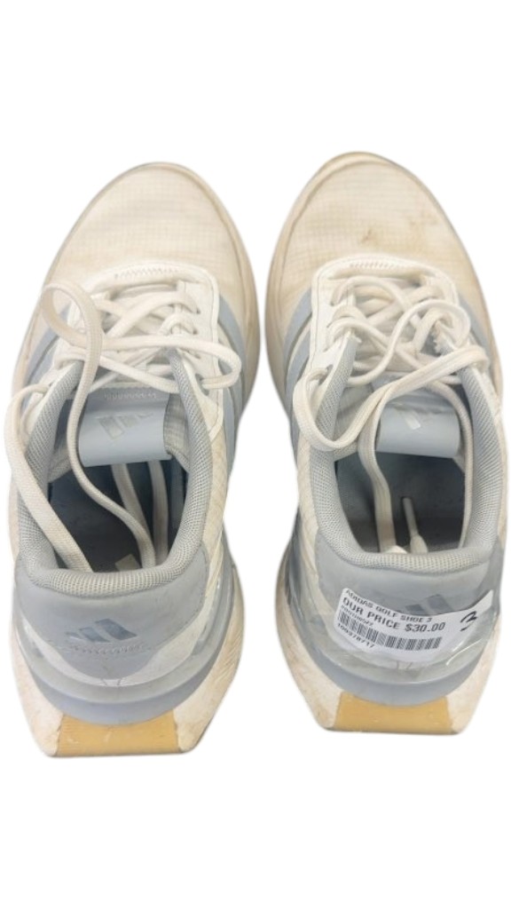 Adidas Junior Golf Shoes White/Grey Used Size 3 - image 1