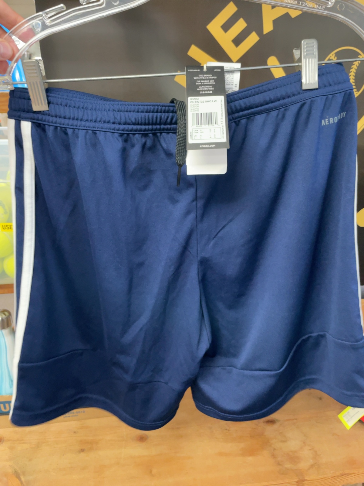 Adidas Junior Large Blue Soccer Shorts