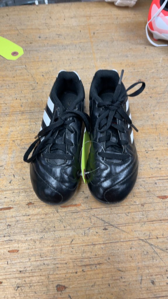Adidas Kids' Soccer Cleats - Black/White - Size 10.5C