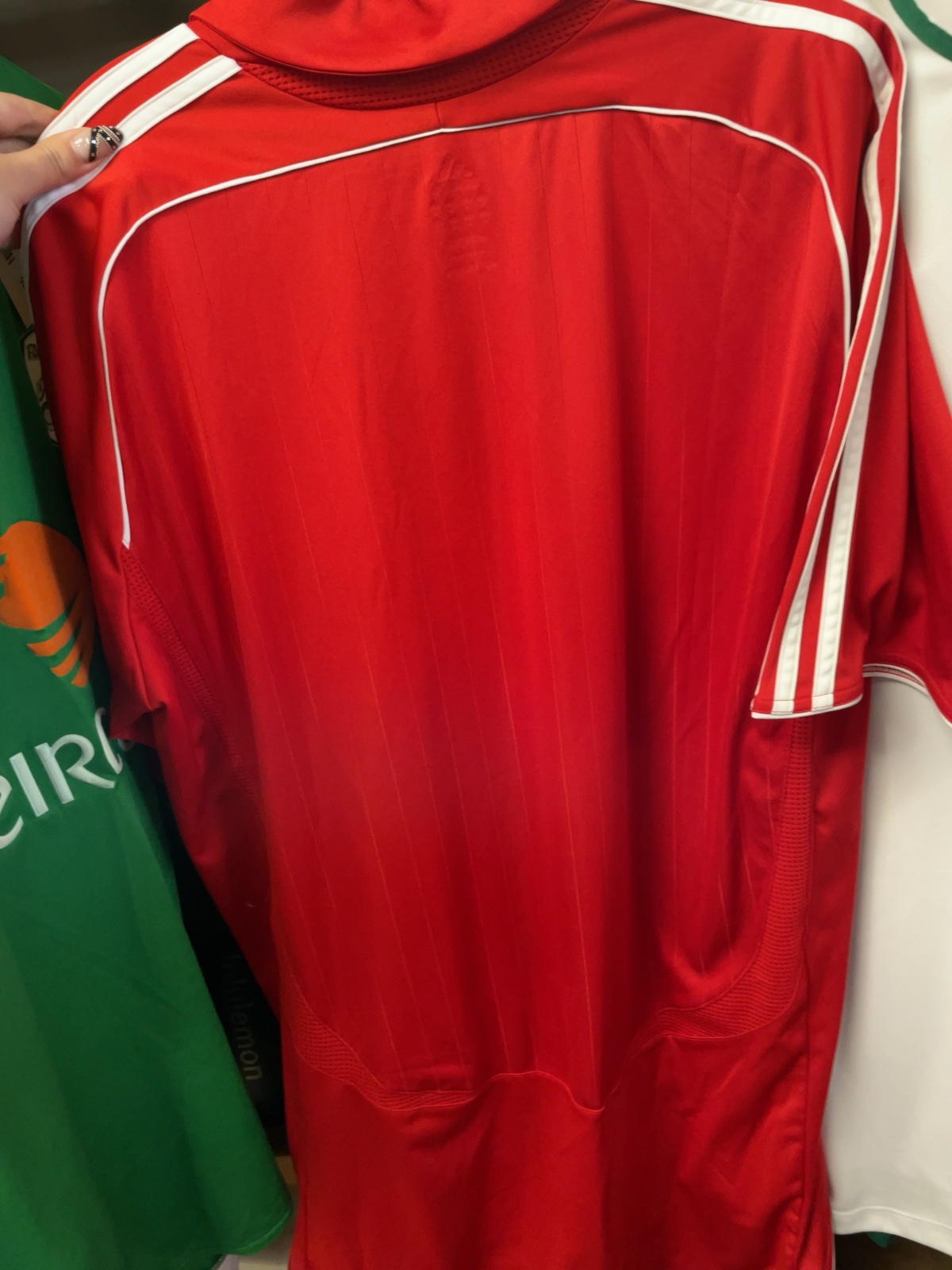 Adidas Liverpool FC Carlsberg Jersey Size Large Red