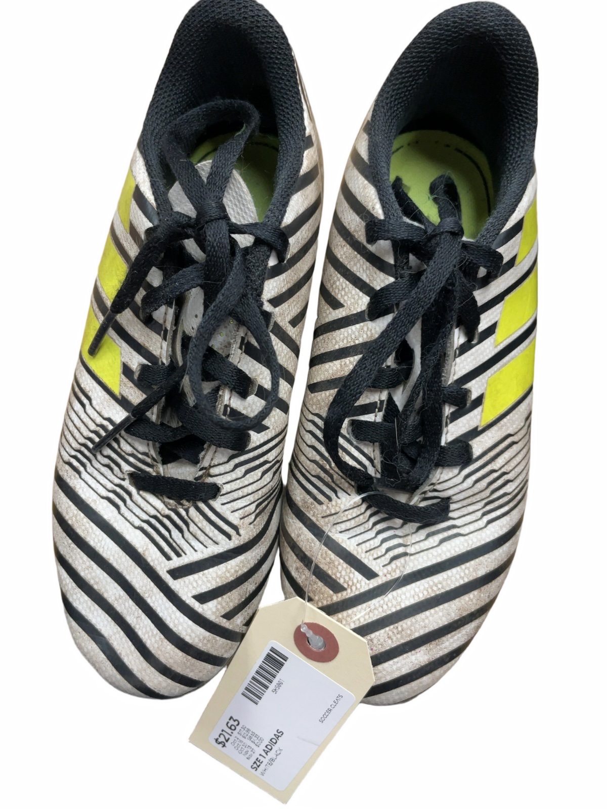 Adidas Nemeziz Size 1 Soccer Cleats - image 1