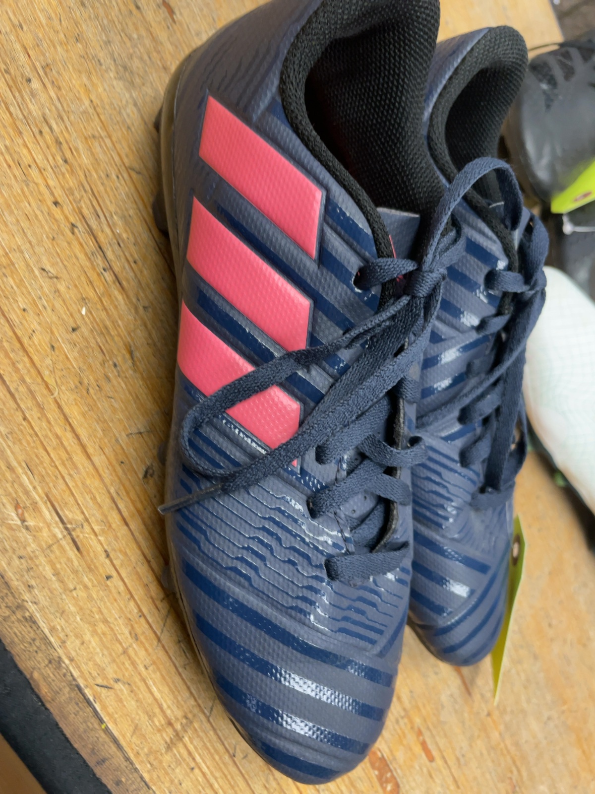 Adidas Nemeziz Size 6 Navy/Pink Soccer Cleats