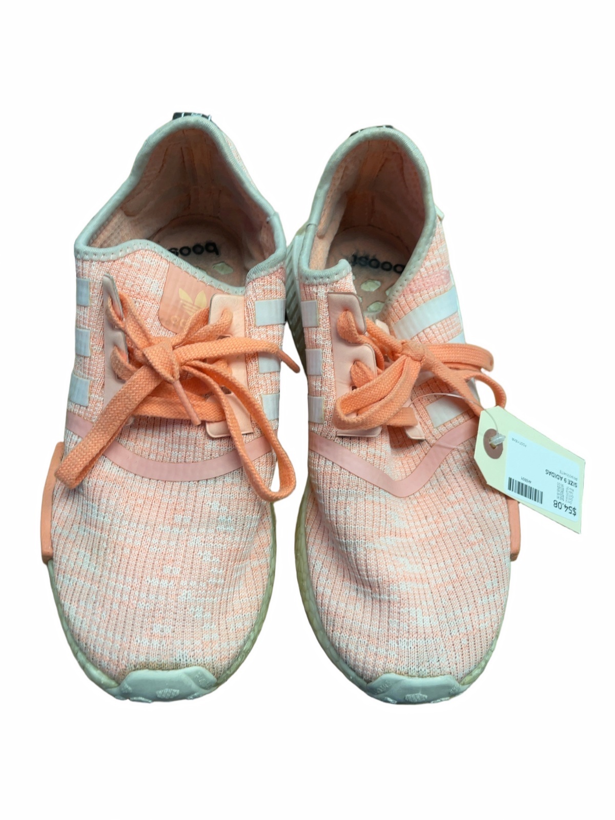 Adidas NMD R1 Size 9 Pink/White Sneakers - image 1
