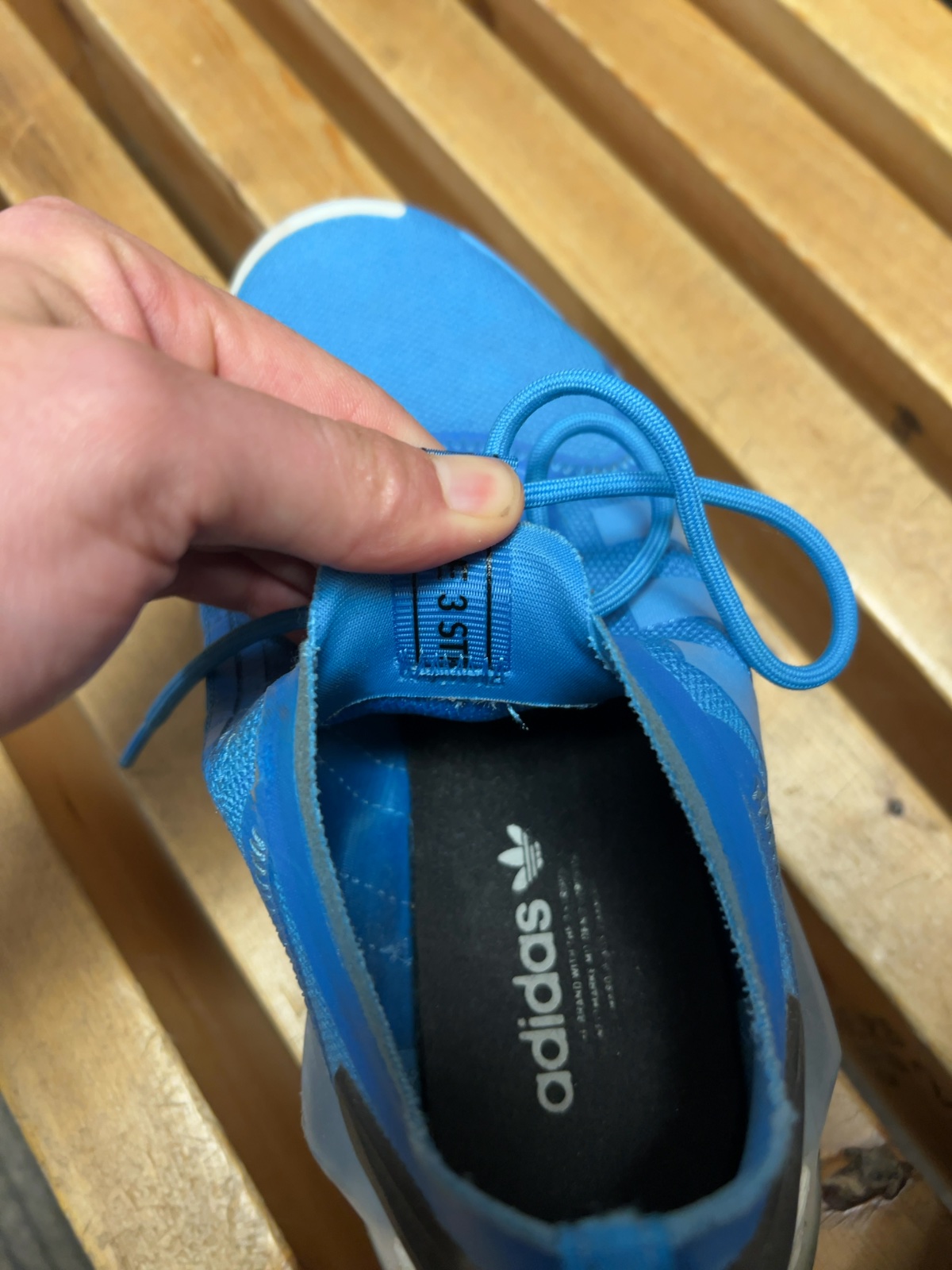 Adidas NMD_V3 Size 5.5 Blue Runners