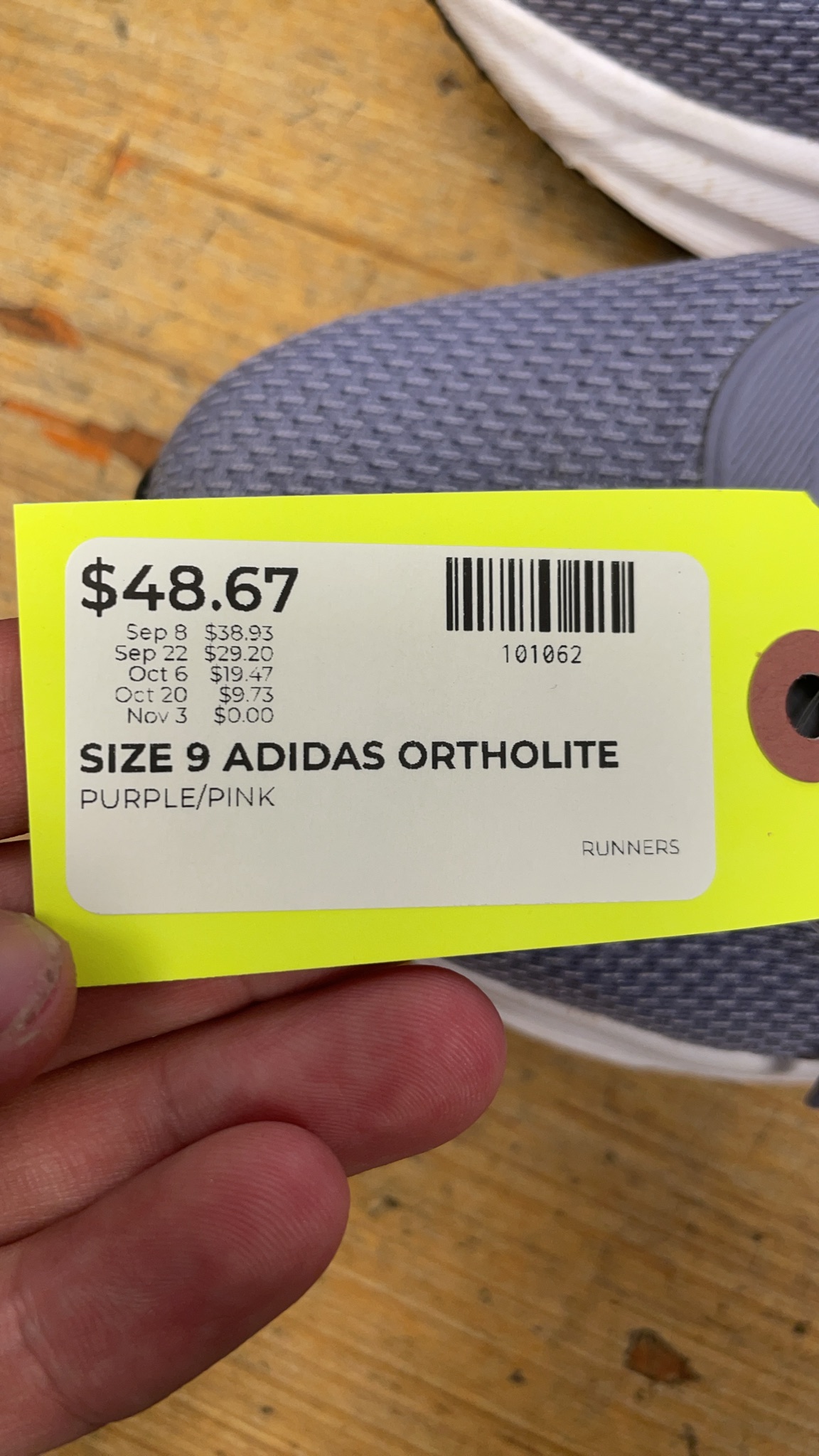 Adidas Ortholite Women's Running Shoes - Size 9