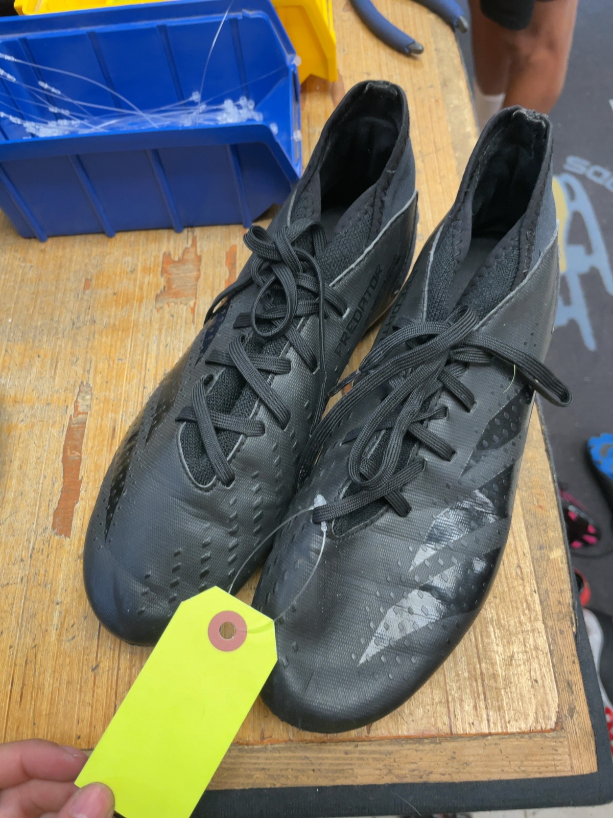 Adidas Predator Size 5.5 Black Soccer Cleats
