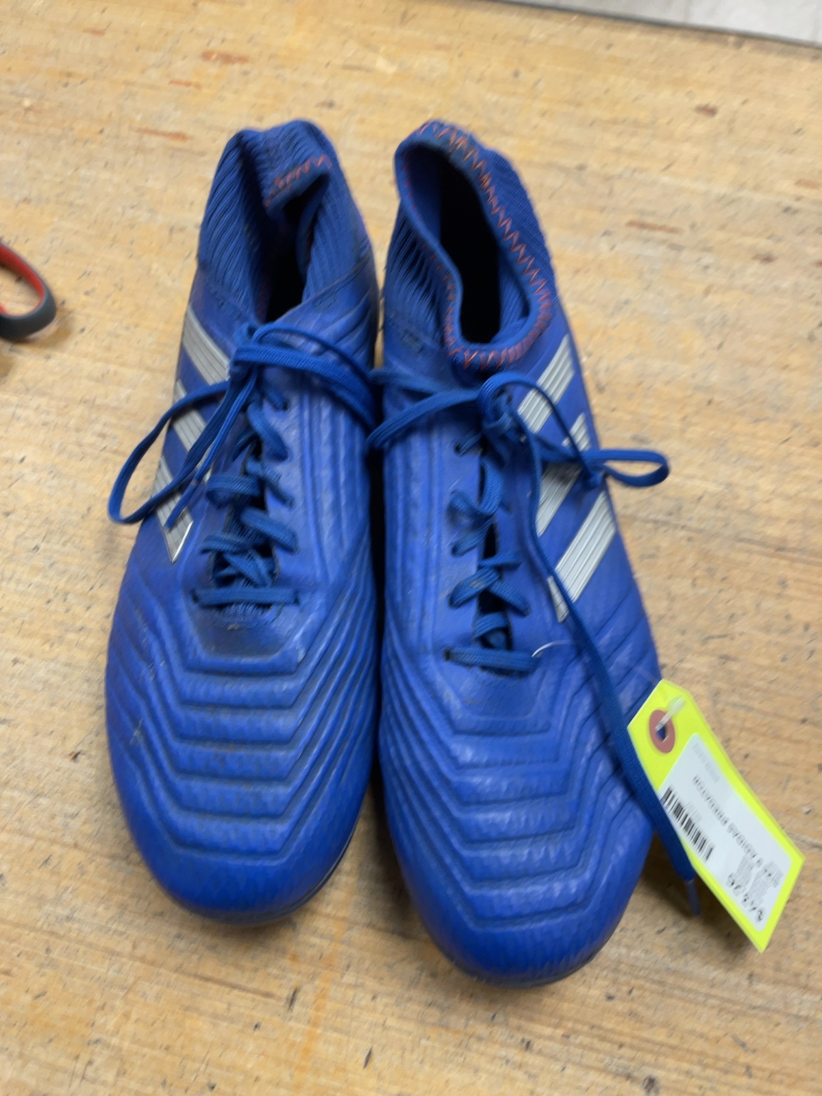 Adidas Predator Size 9 Blue Soccer Cleats