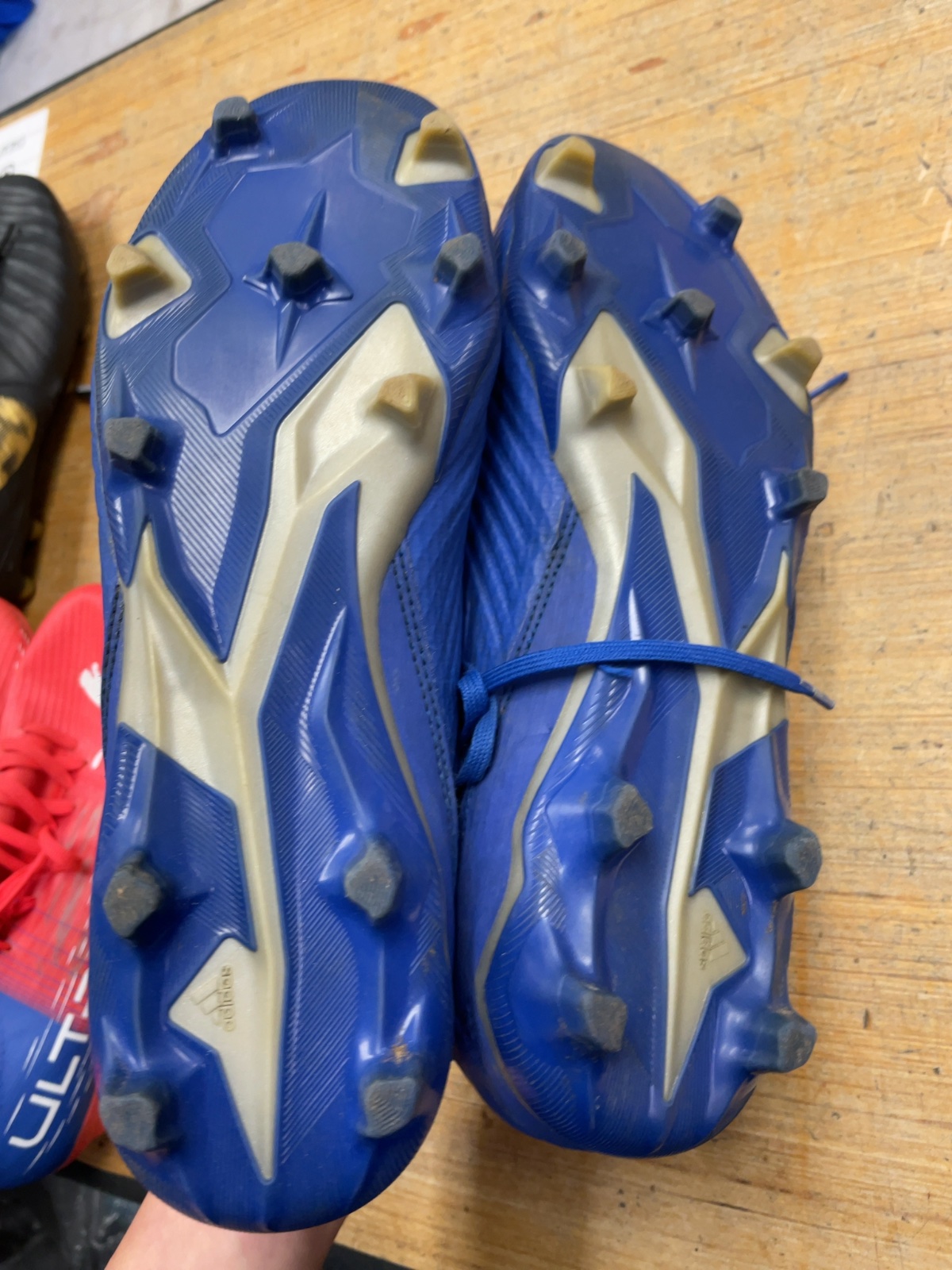 Adidas Predator Size 9 Blue Soccer Cleats