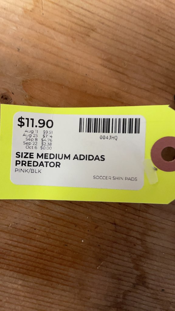Adidas Predator Soccer Shin Pads - Size Medium