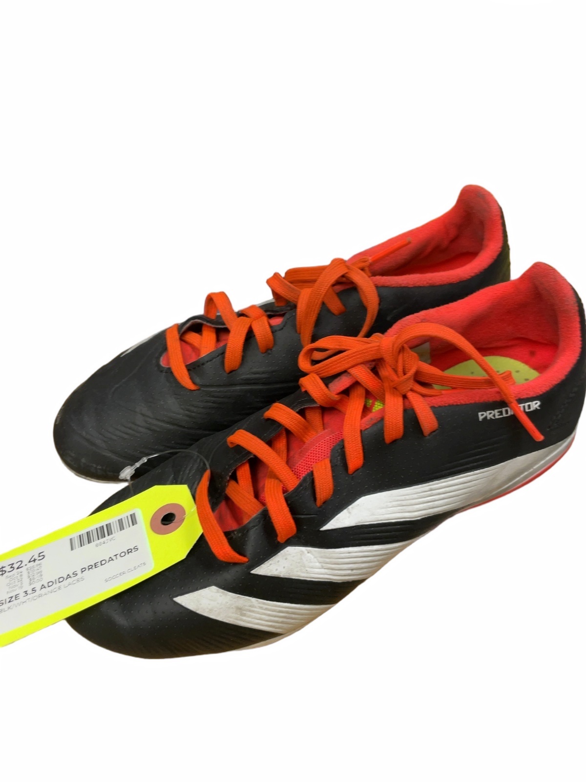 Adidas Predators Size 3.5 Soccer Cleats