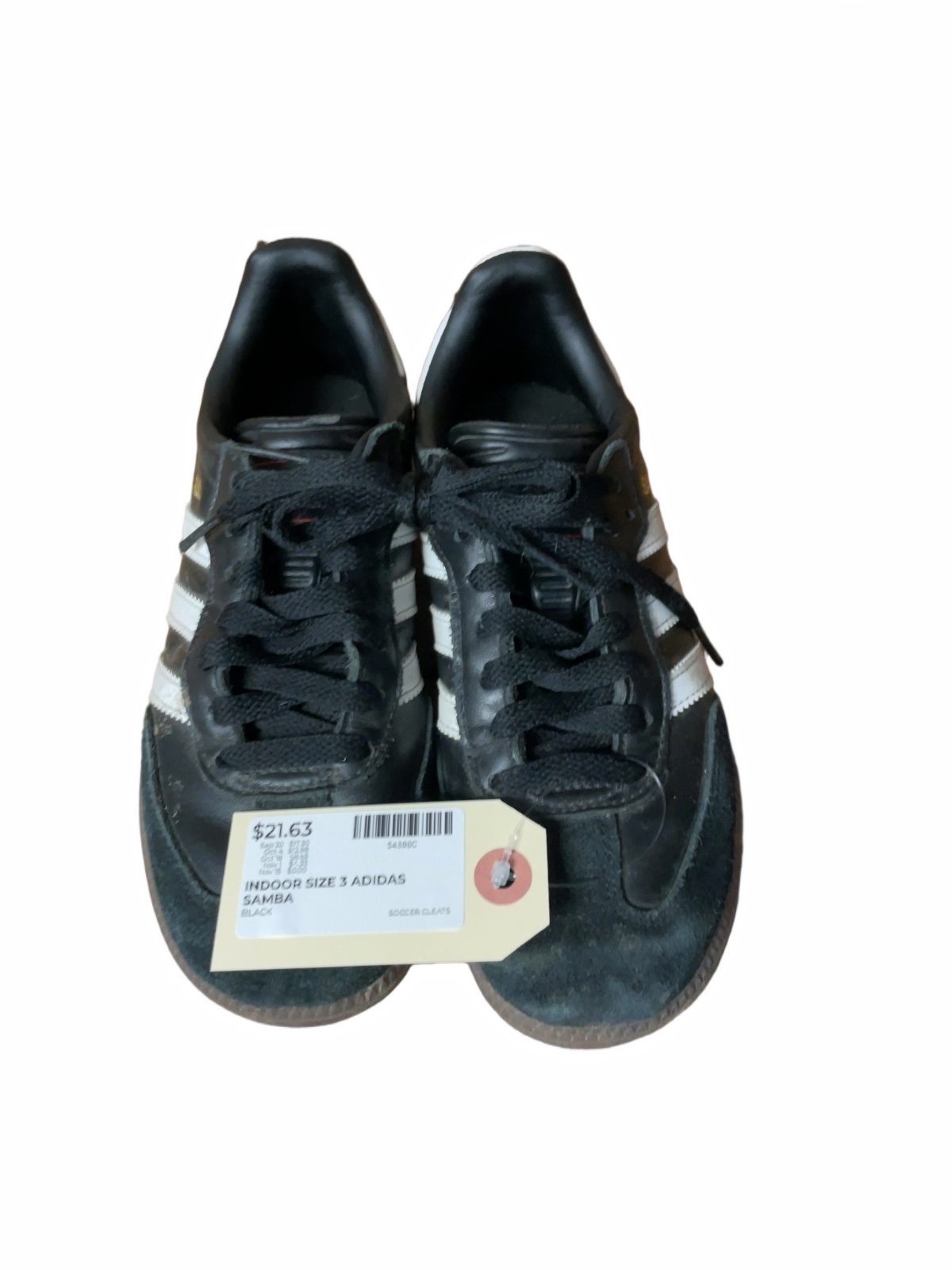 Adidas Samba Size 3 Indoor Soccer Shoes - image 1