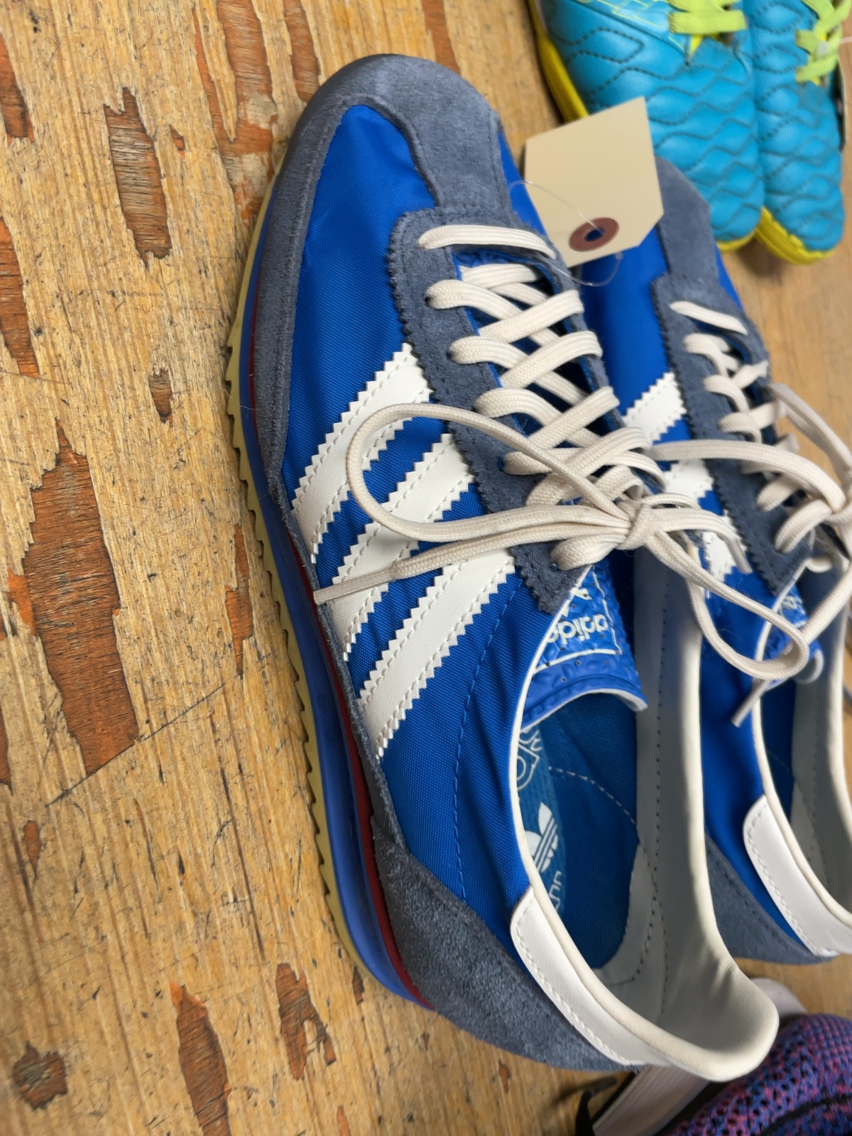 Adidas SL 72 Size 6.5 Blue Sneakers