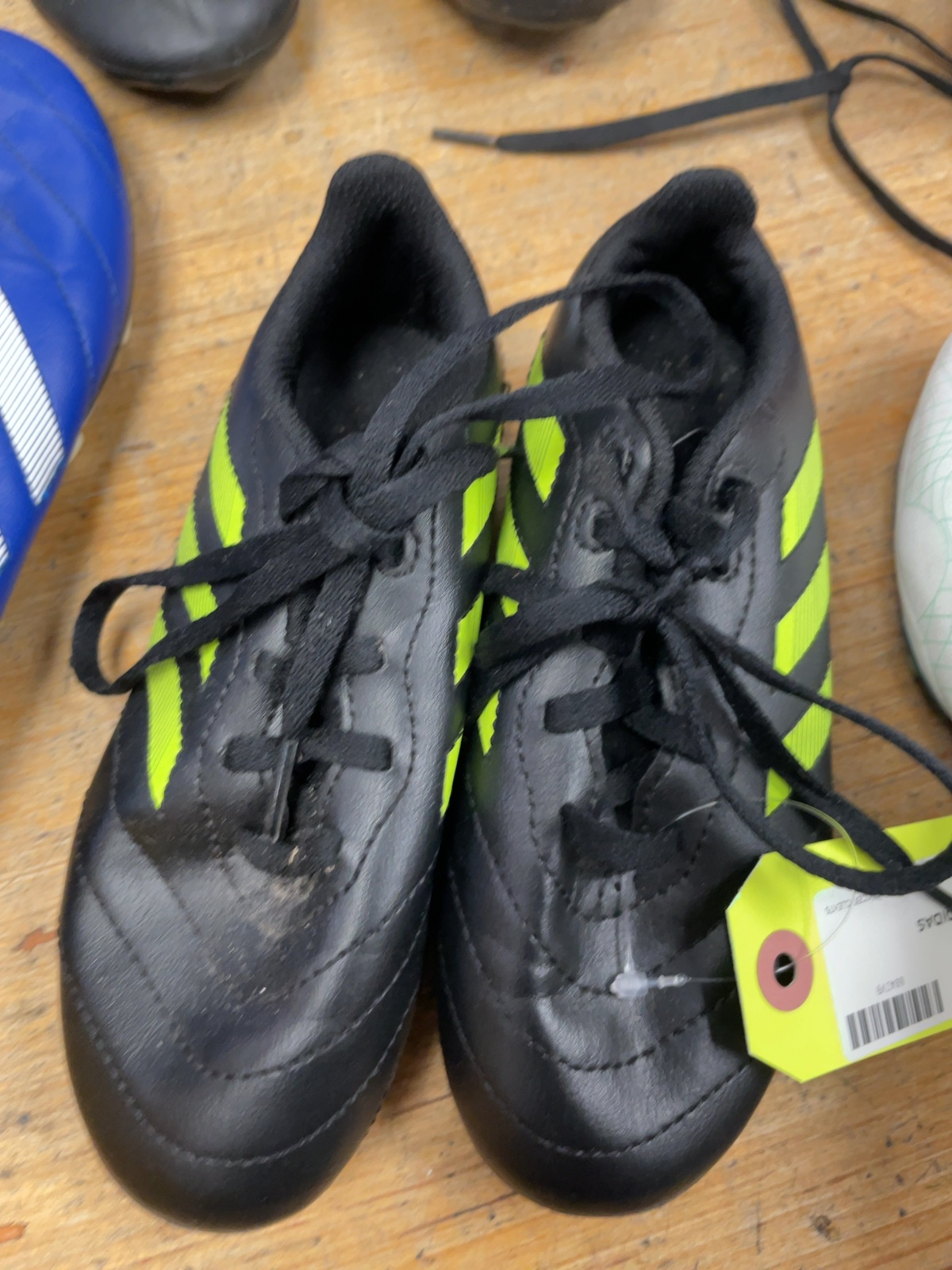 Adidas Soccer Cleats 13C Black/Yellow