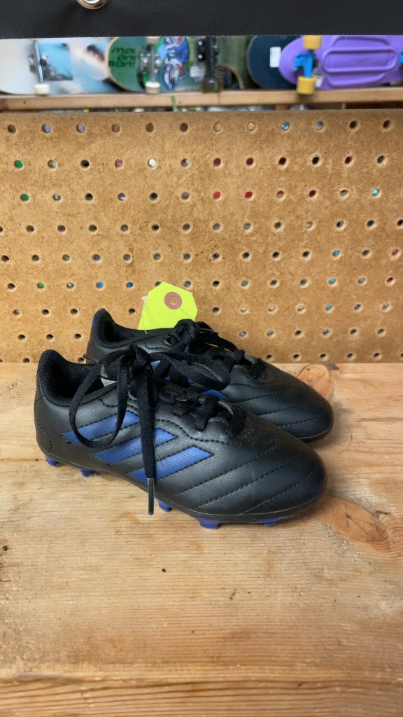 Adidas Soccer Cleats - Black/Blue - Size 10.5C