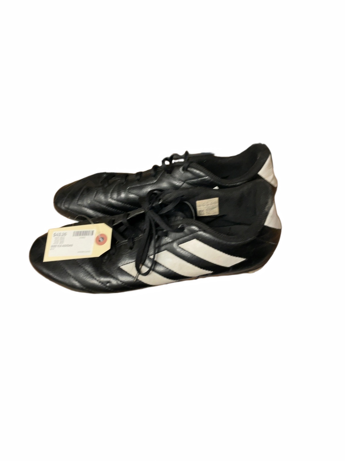 Adidas Soccer Cleats Size 11.5 Black/White - image 1