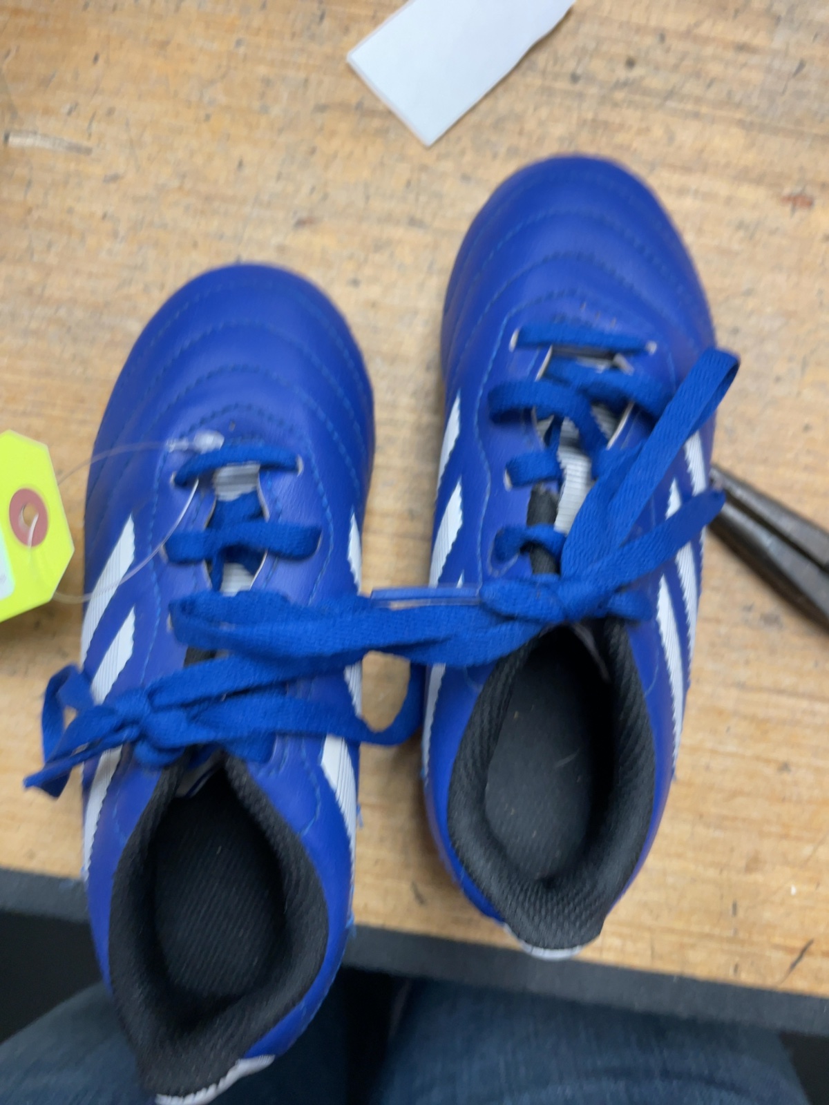Adidas Soccer Cleats Size 11C Blue/White