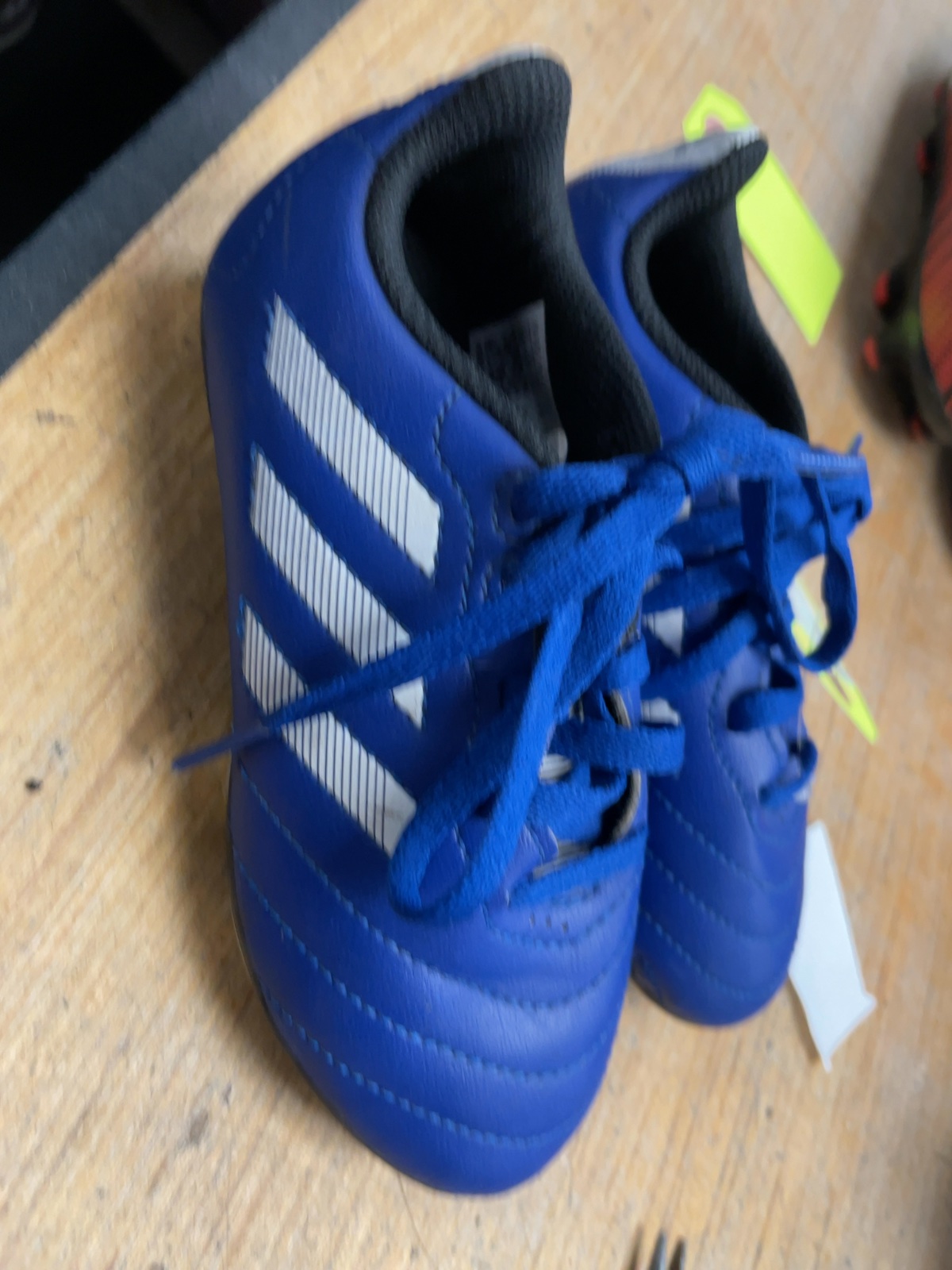 Adidas Soccer Cleats Size 11C Blue/White