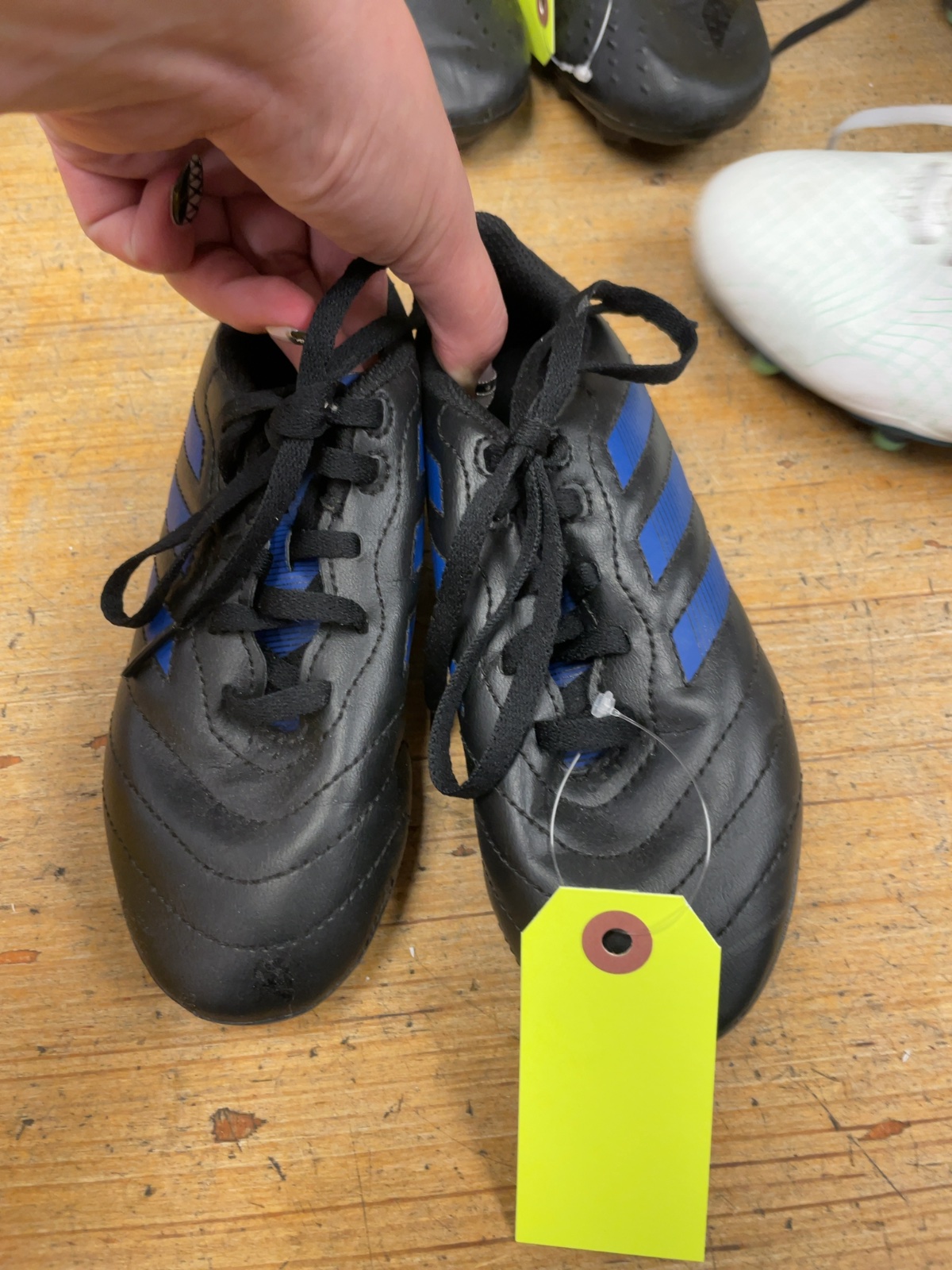 Adidas Soccer Cleats Size 13C Black/Blue