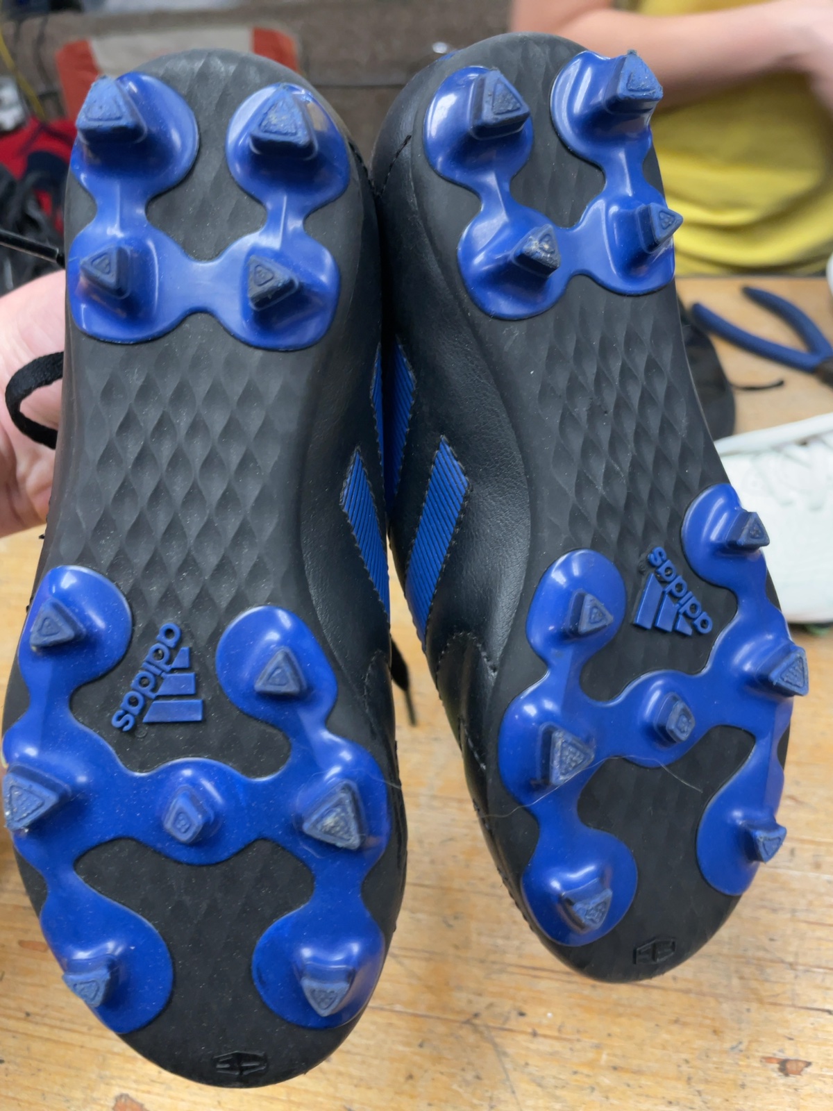 Adidas Soccer Cleats Size 13C Black/Blue