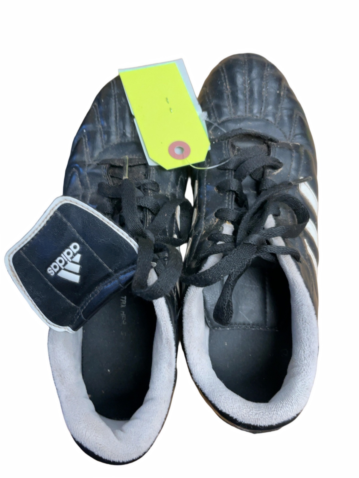 Adidas Soccer Cleats Size 6 Black/White - image 1