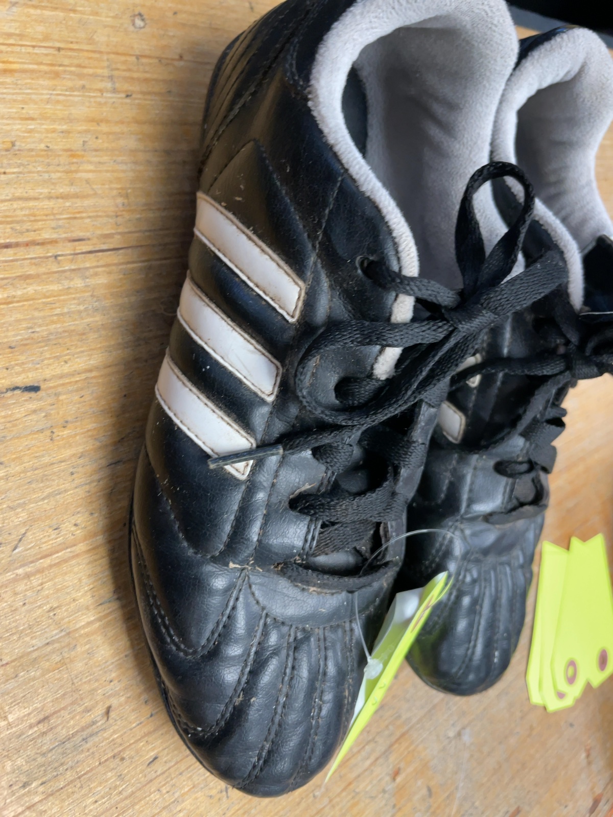 Adidas Soccer Cleats Size 6 Black/White
