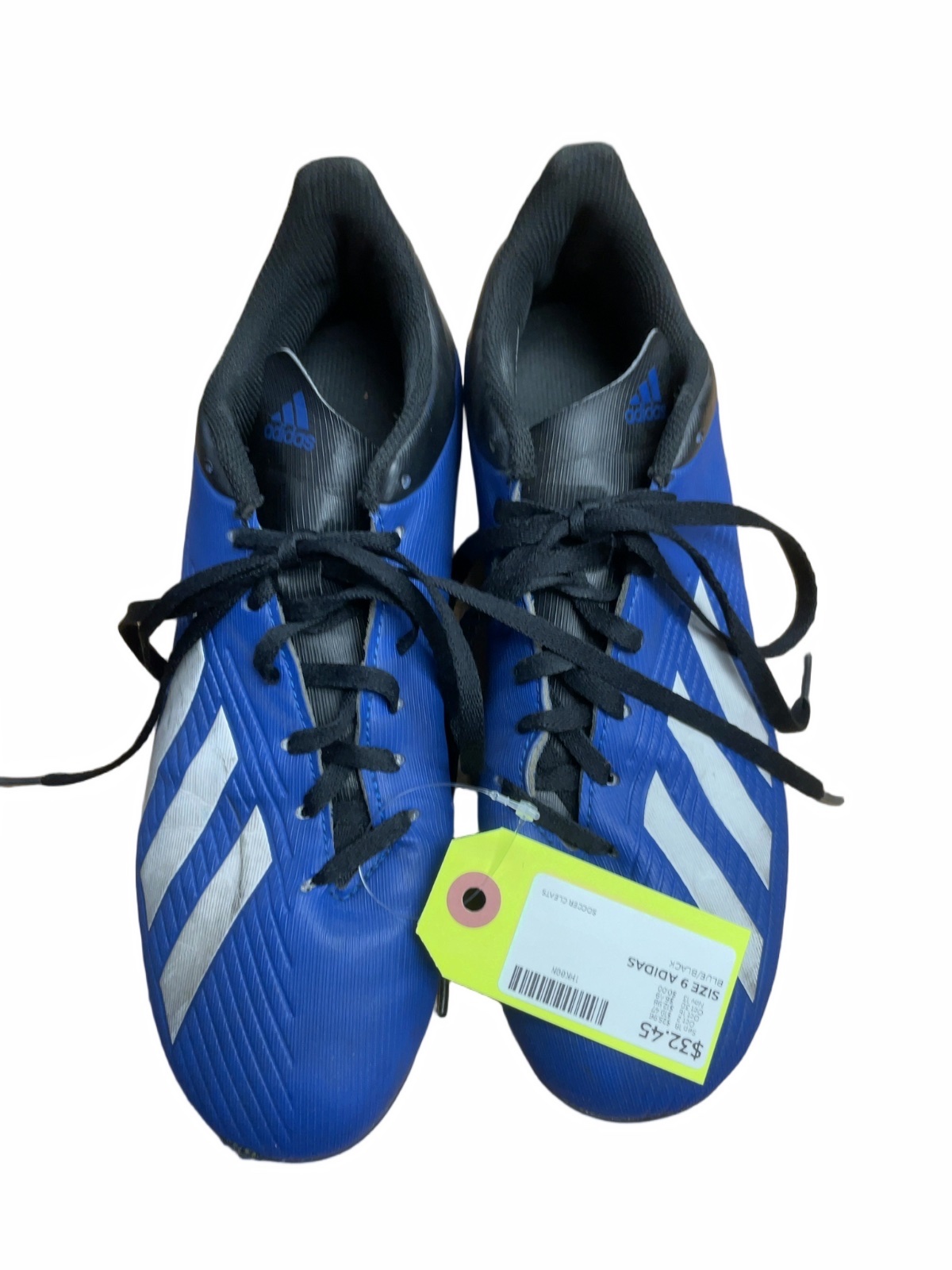 Adidas Soccer Cleats Size 9 Blue/Black - image 1