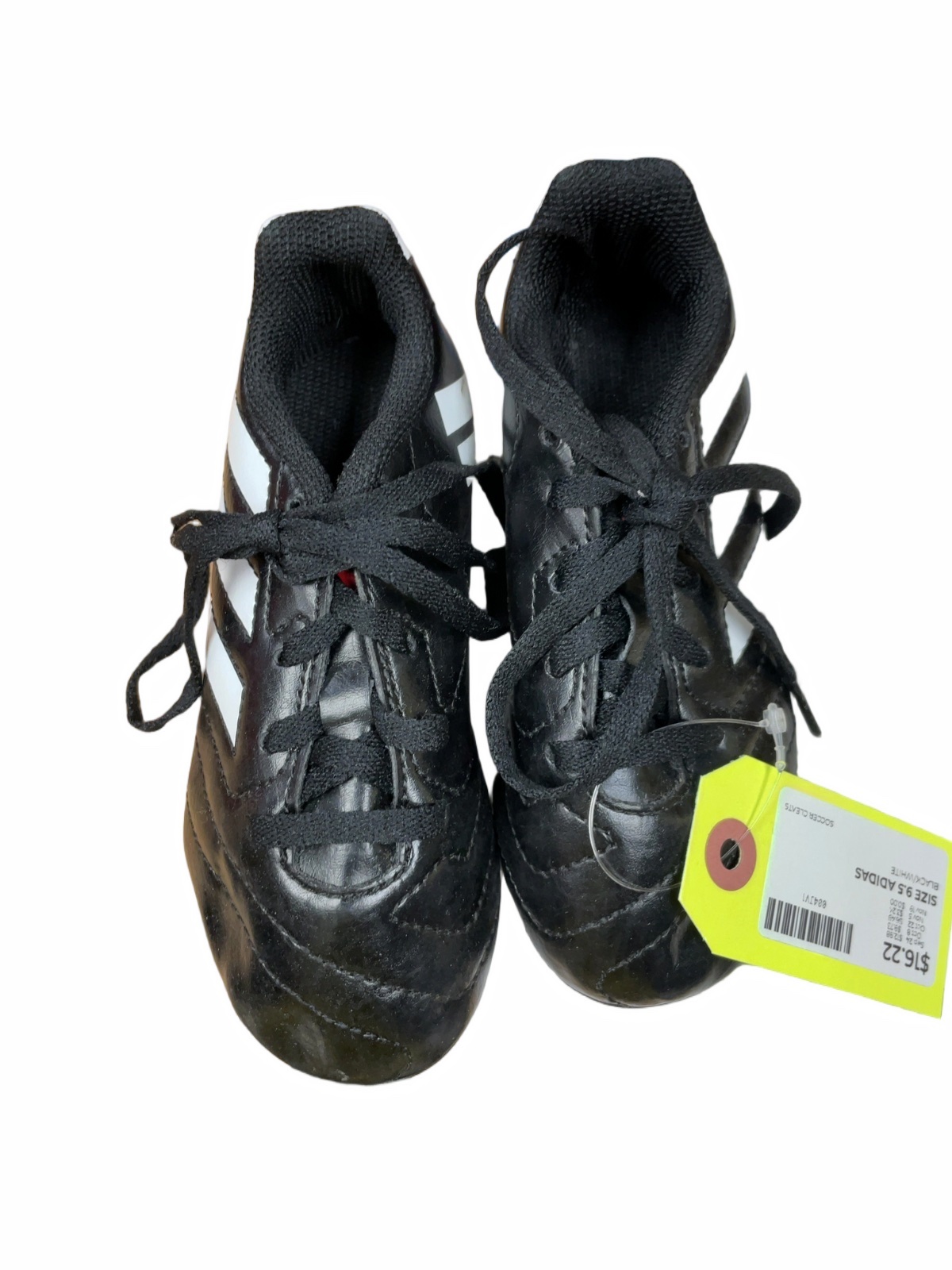 Adidas Soccer Cleats Size 9.5 Black/White