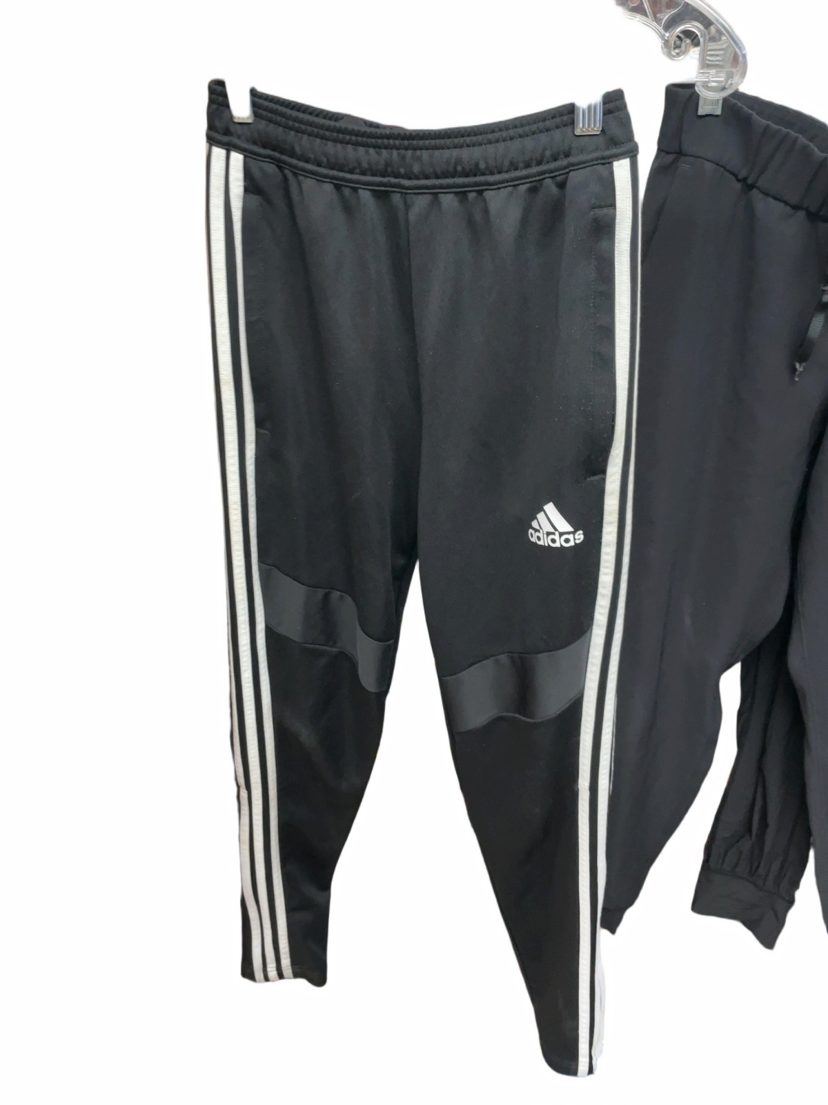 Adidas Soccer Pants Black/White Size XS - image 1