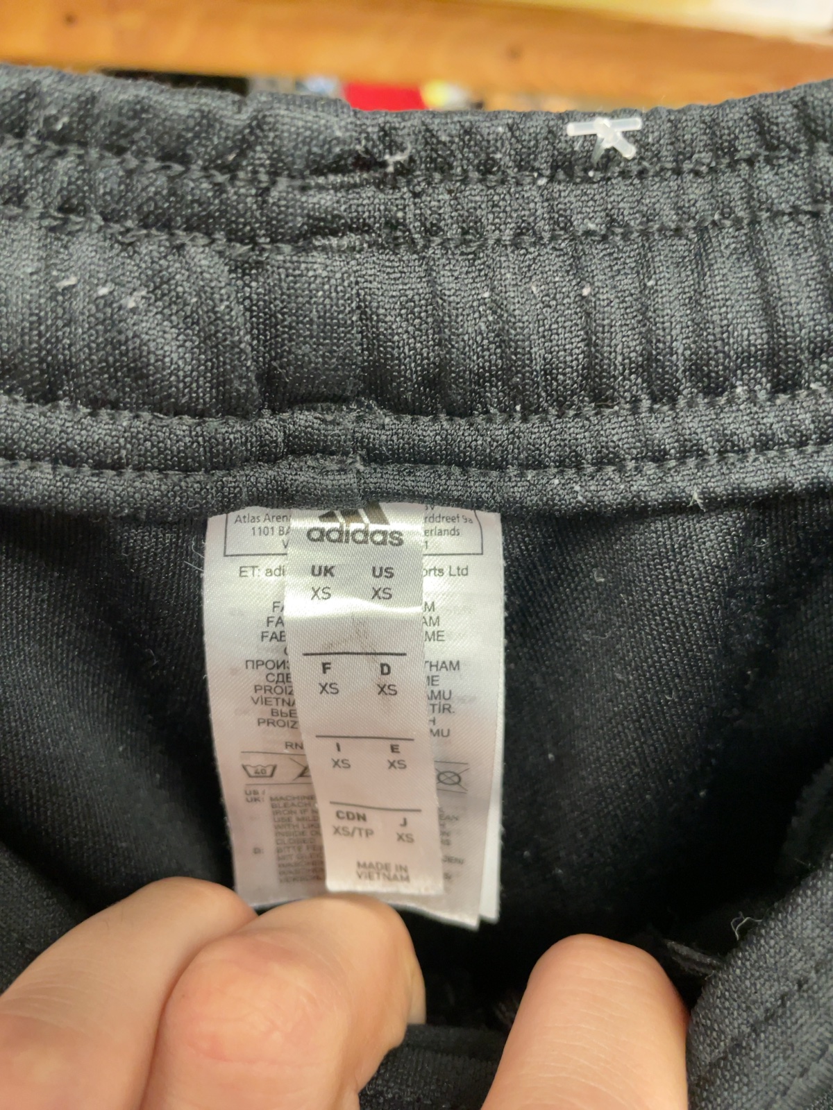 Adidas Soccer Pants Black/White Size XS