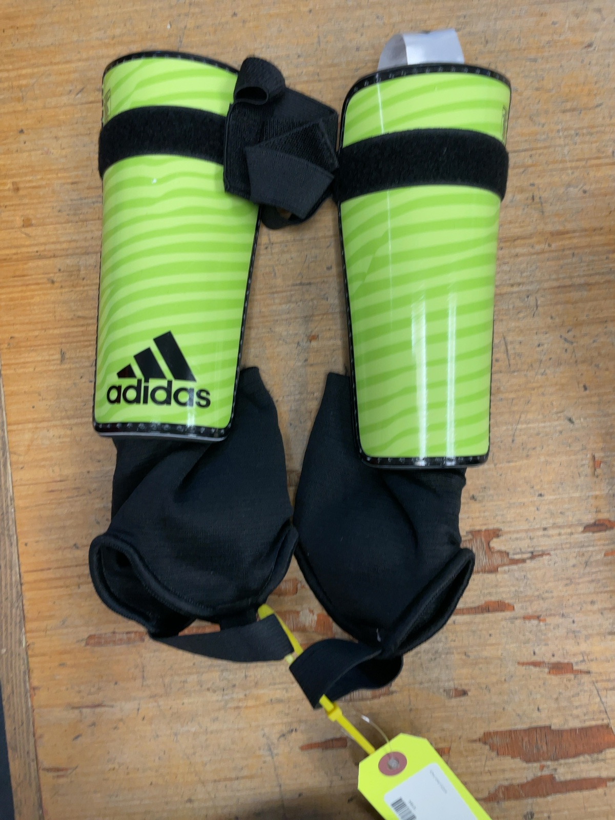 Adidas Soccer Shin Pads - Green/Black - XL