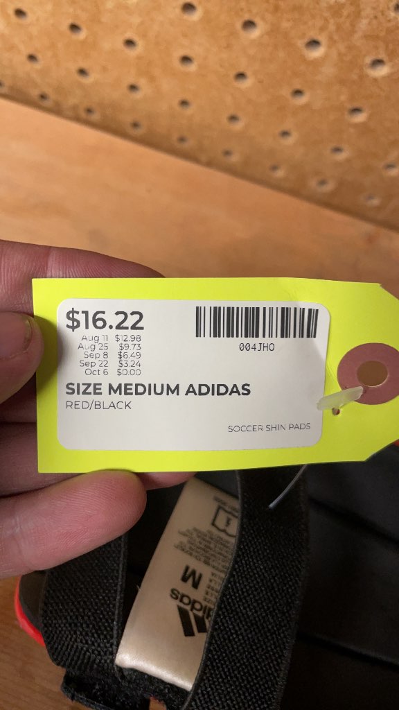 Adidas Soccer Shin Pads - Size Medium