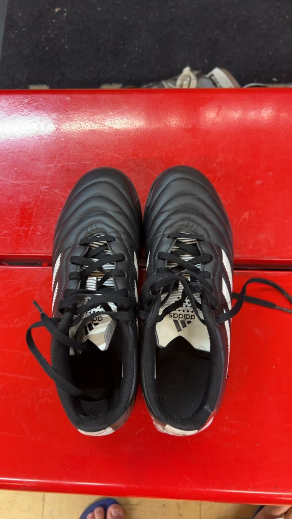 Adidas Soccer Turf Cleats Black/White Good Condition Size 6.5